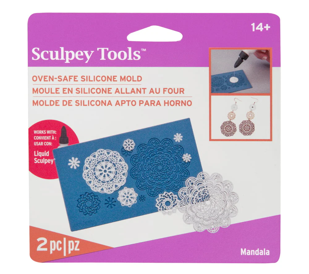 Sculpey Tools™ Oven-Safe Molds:  Mandala