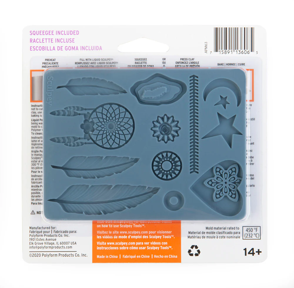 Sculpey Tools™ Oven-Safe Molds:  Boho Chic - Image 2