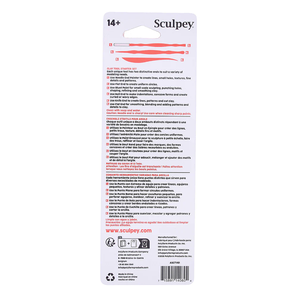 Sculpey Tools™ Clay Tool Starter Set - Image 2
