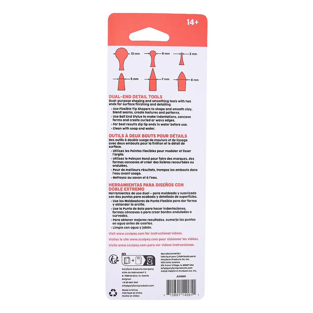 Sculpey Tools™ Dual End Detail Tools - Image 3