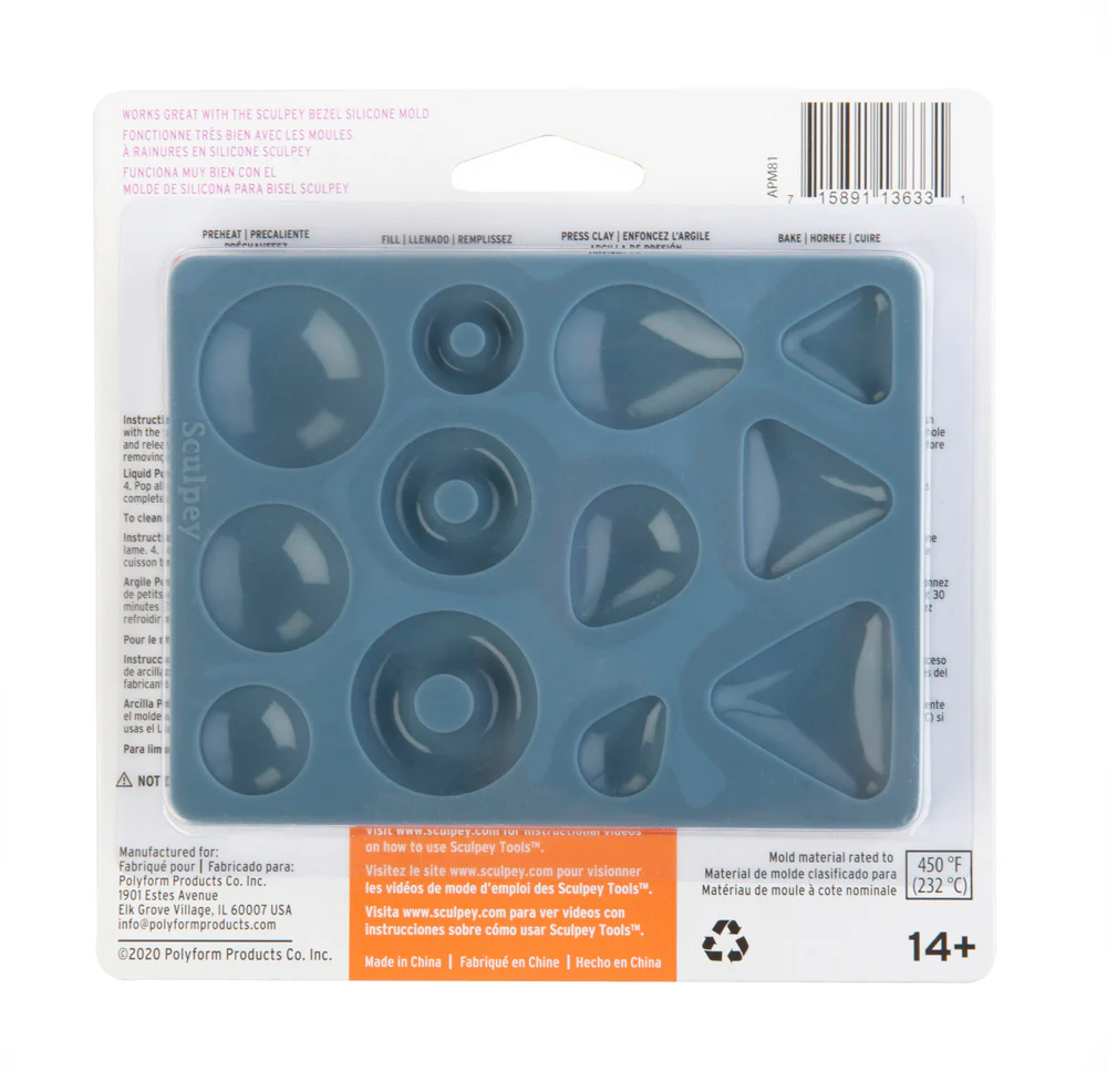 Sculpey Tools™ Oven-Safe Molds:  Cabochon - Image 2