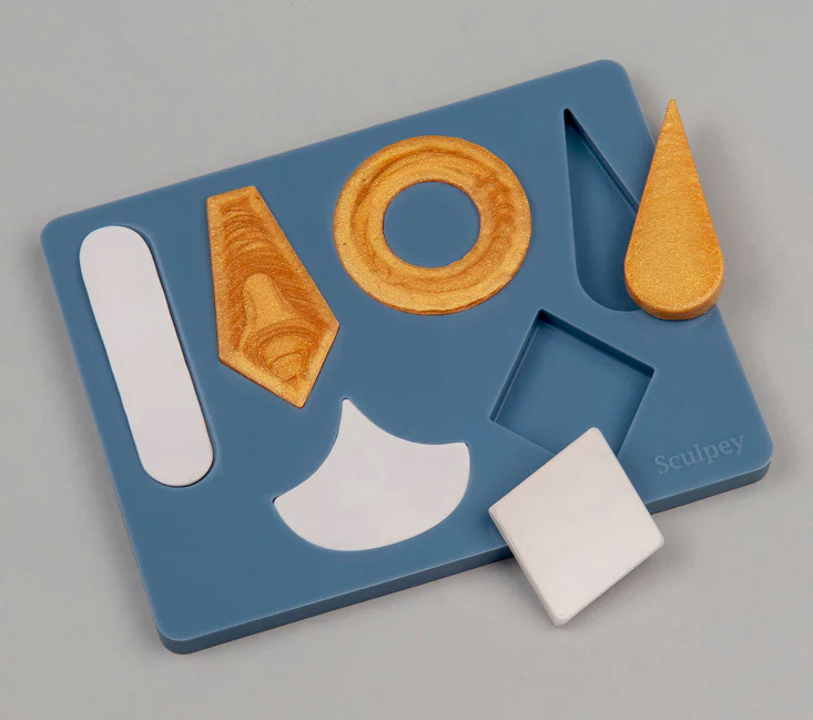 Sculpey Tools™ Oven-Safe Molds: Geometric Jewelry Mold - Image 5