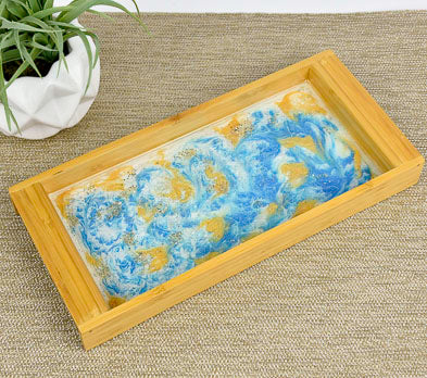 Liquid Sculpey® and Art Resin Poured Tray