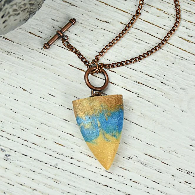 Liquid Sculpey® and Wire Bullet Pendant