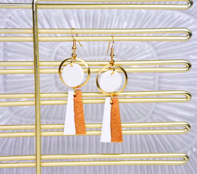 Liquid Sculpey® Color Block Earrings