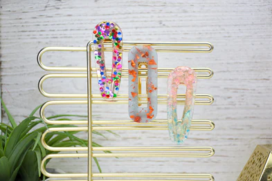 Liquid Sculpey® Confetti Barrettes