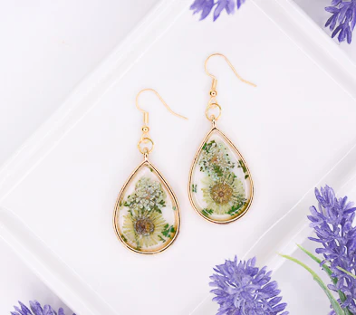 Liquid Sculpey® Liquid Flowers Earrings