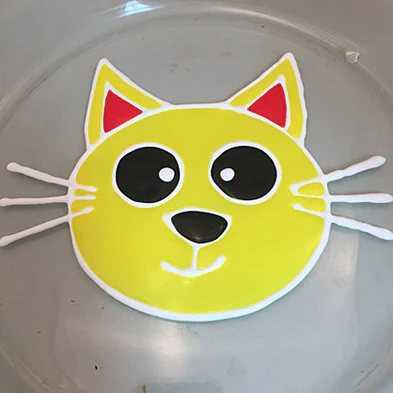 Liquid Sculpey® Kitten Face Window Cling