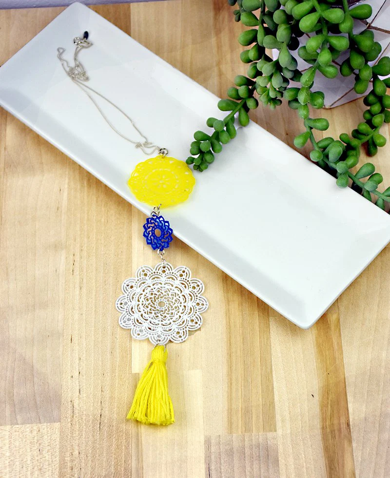 Liquid Sculpey Mandala Pendant