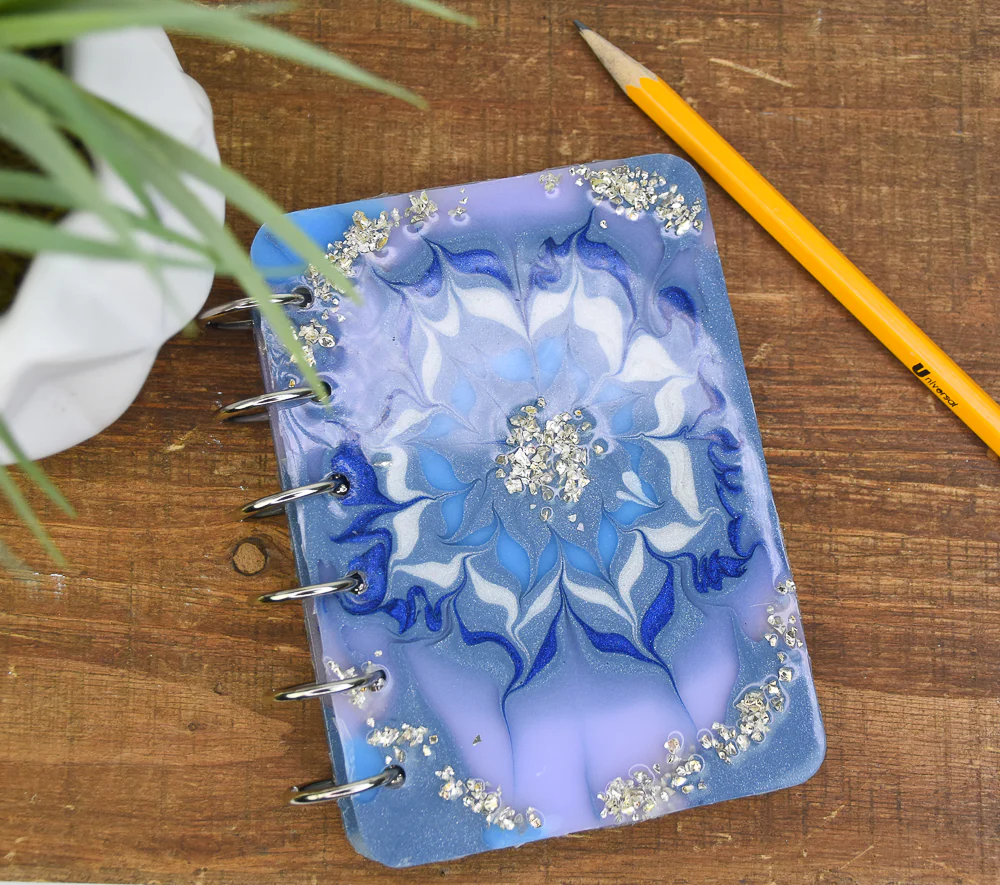 Liquid Sculpey® Marbled Mini Notebook