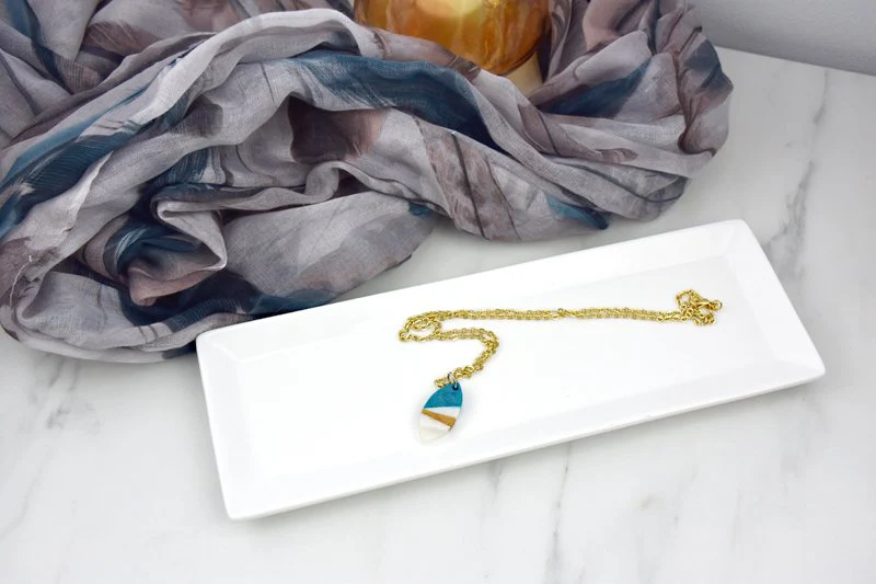 Liquid Sculpey Modern Striped Pendants