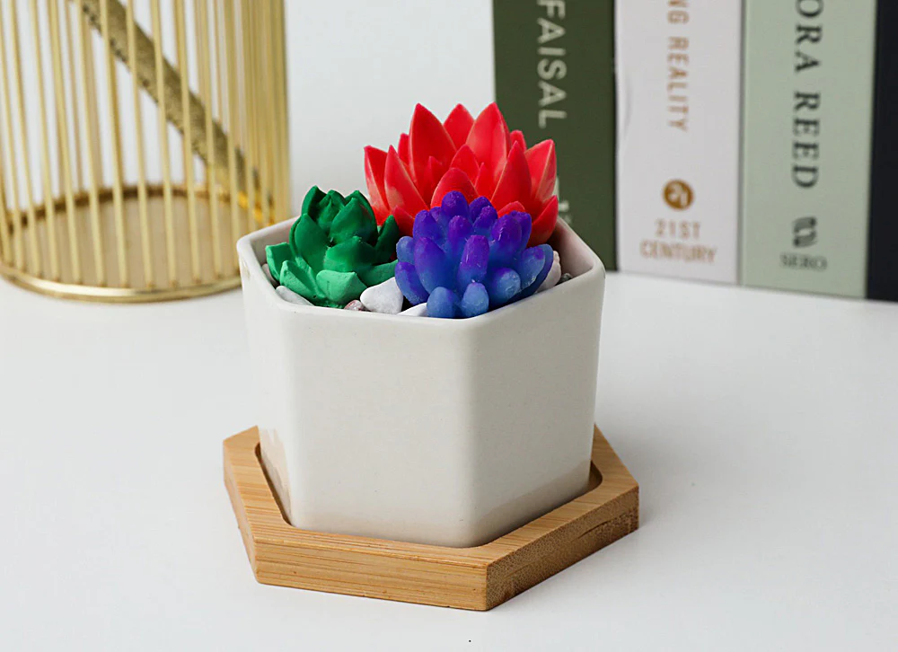 Liquid Sculpey® Potted Mini Succulents