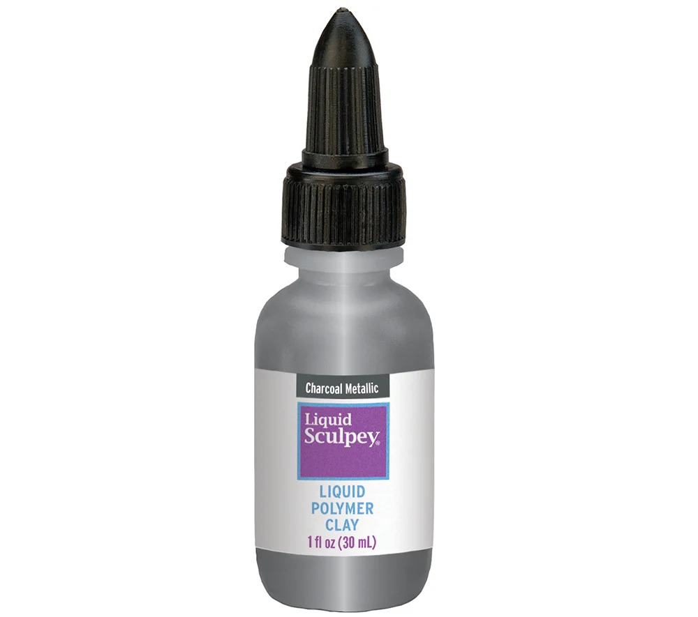 Liquid Sculpey® Charcoal Metallic 1 oz. - Image 3