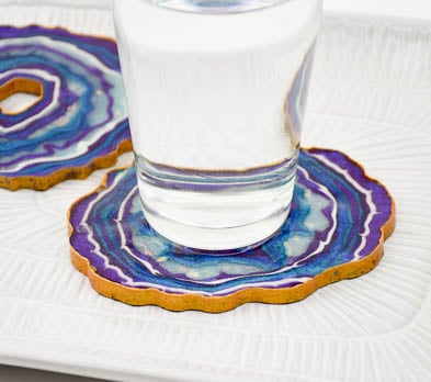 Liquid Sculpey® Shifting Agate Coasters