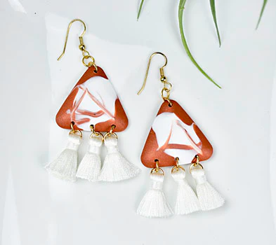 Liquid Sculpey® Tassel Trio Earrings