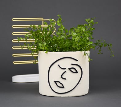 Original Sculpey® Abstract Face Planter
