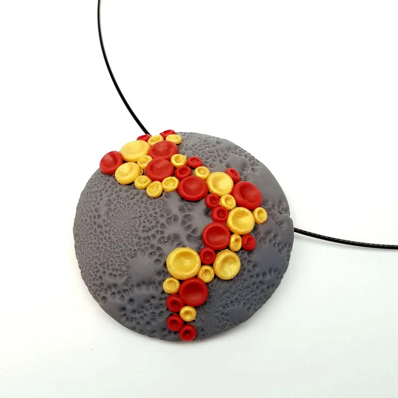 Premo Cayenne Bubble Pendant