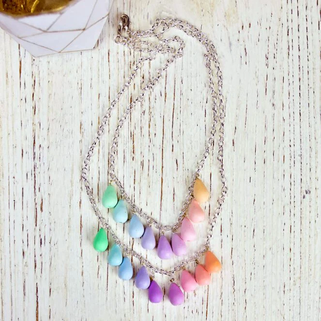 Sculpey Premo Pastel Color Spectrum Necklace