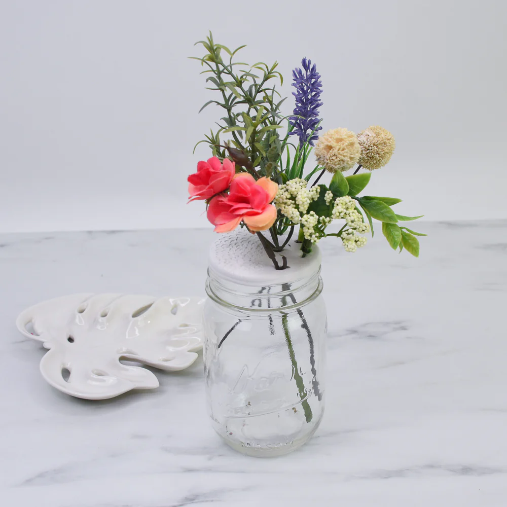 Sculpey Air-Dry™ Mason Jar Flower Holder