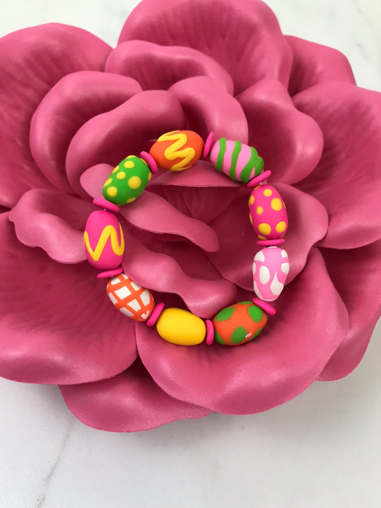 Sculpey III Easter Egg Bracelet