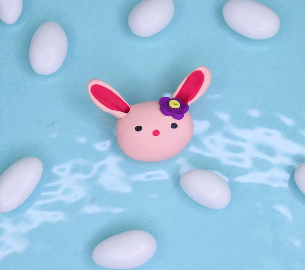 Sculpey III® Peach Bunny Figurine