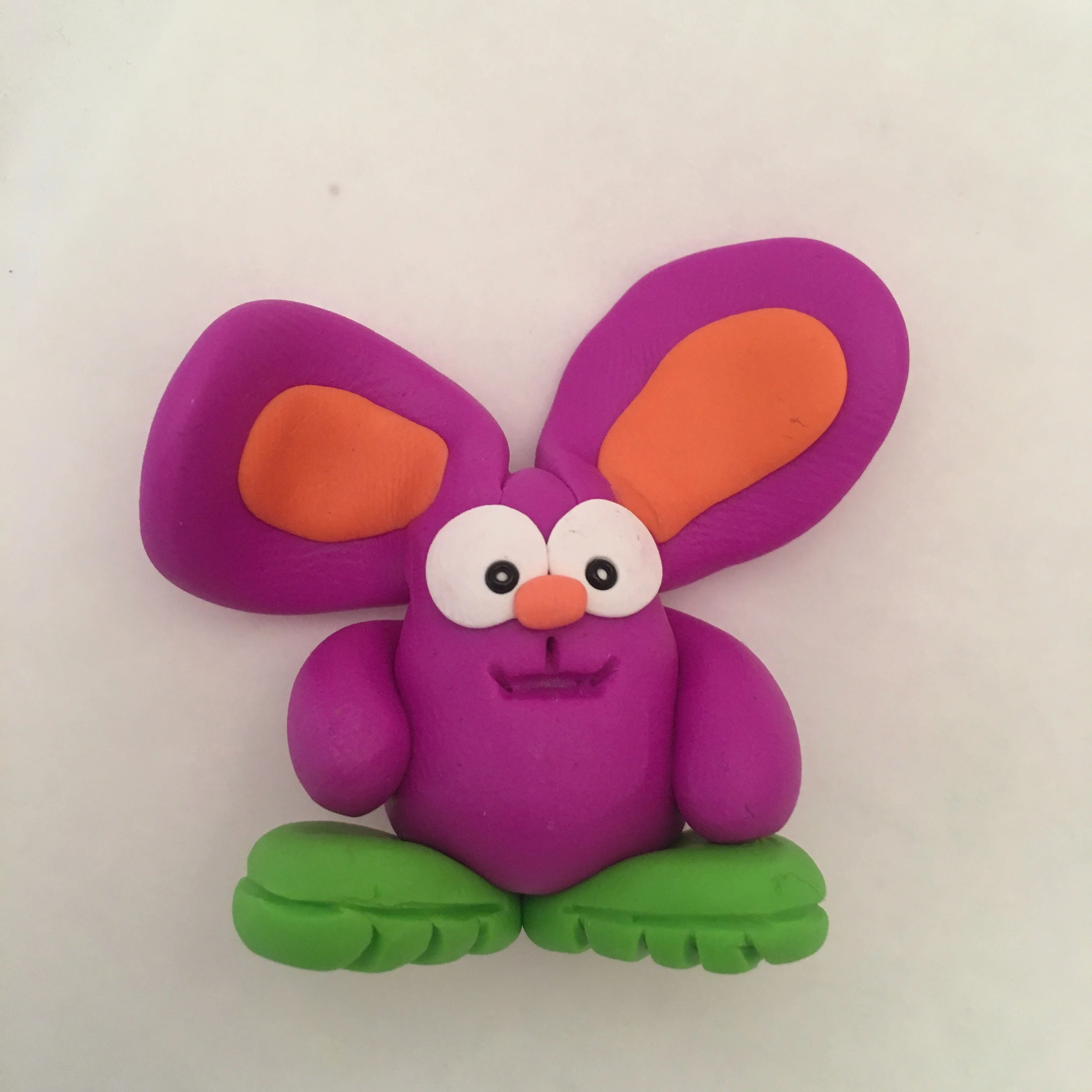 Sculpey III Purple Bunny