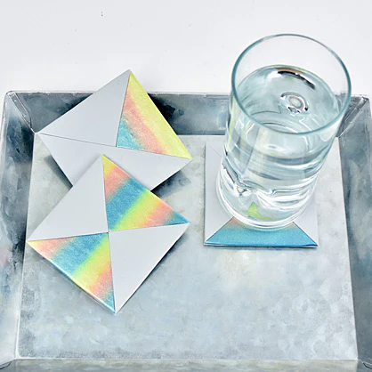 Sculpey Premo™ and Sculpey Soufflé™ Glamor & Concrete Coasters