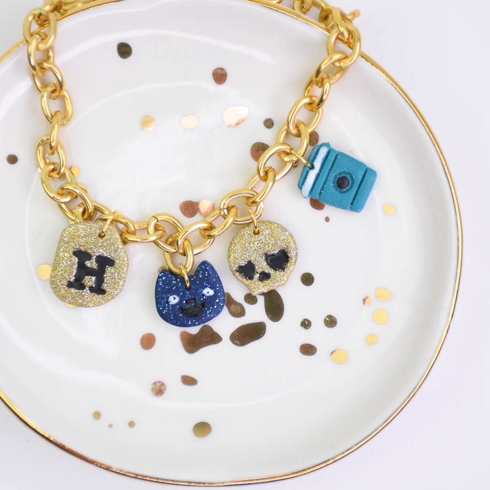 Sculpey Premo™ and Soufflé™ Clever Charm Bracelet
