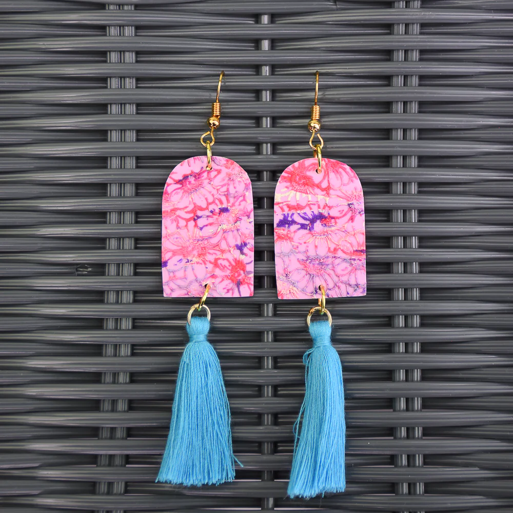 Sculpey Premo™ and Soufflé™ Sutton Slice Earrings