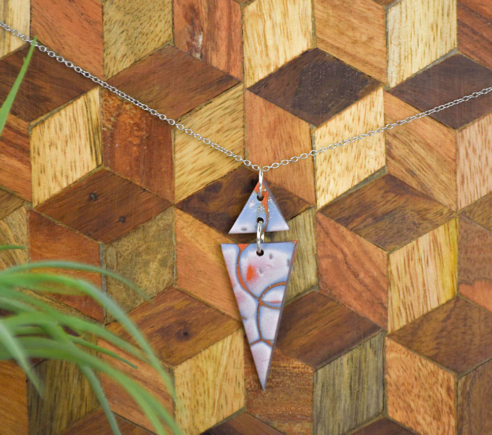 Sculpey Premo™ and Soufflé™ Wonderlust Mokume Gane Pendant