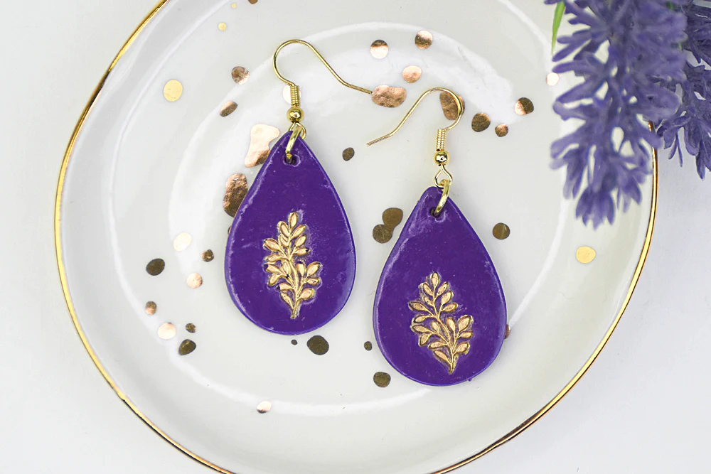 Sculpey Premo™ Color Mixed Stamped Earrings