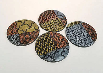 Sculpey Premo™ Geometric Coasters