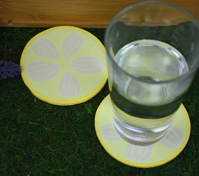 Sculpey Premo™ Lemon Slice Coasters