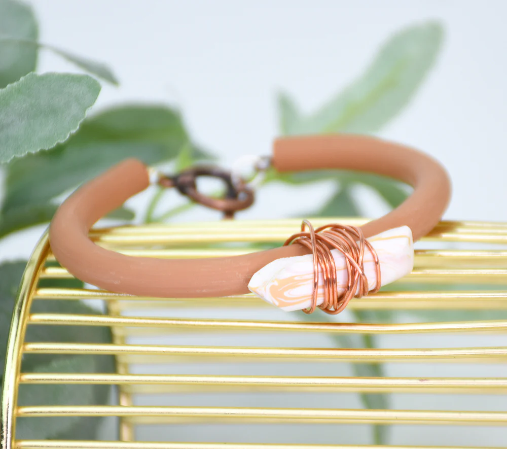 Sculpey Premo™ Marbled Stone Bracelet