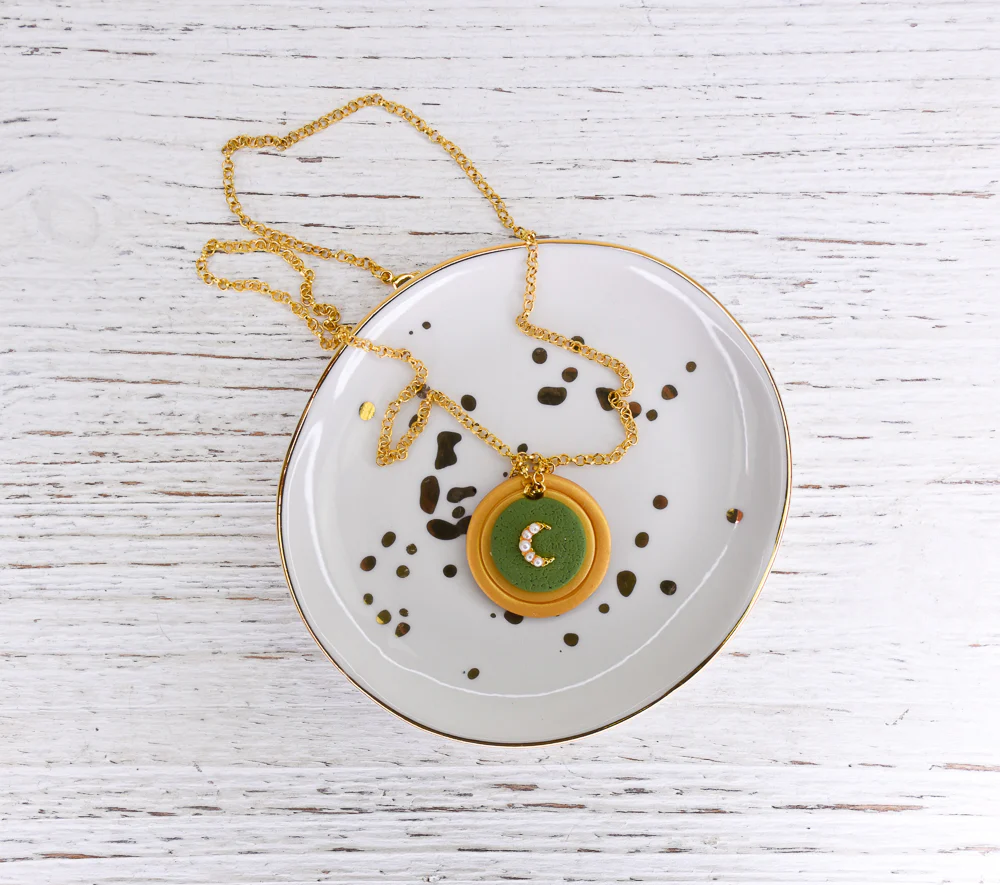 Sculpey Premo™ Moon Coin Pendant