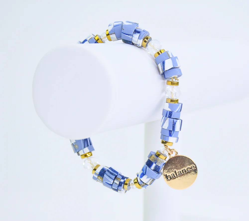 Sculpey Premo™ + Sculpey Souffle™ Heishi Bead Bracelet