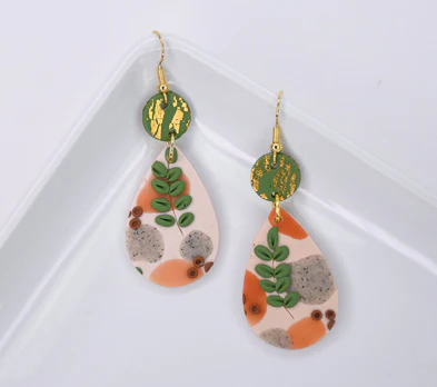 Sculpey Premo™ Unique Multiples Floral Earrings