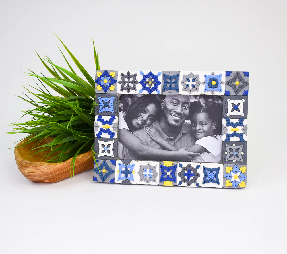 Sculpey Soufflé™ Portofino Tile Picture Frame