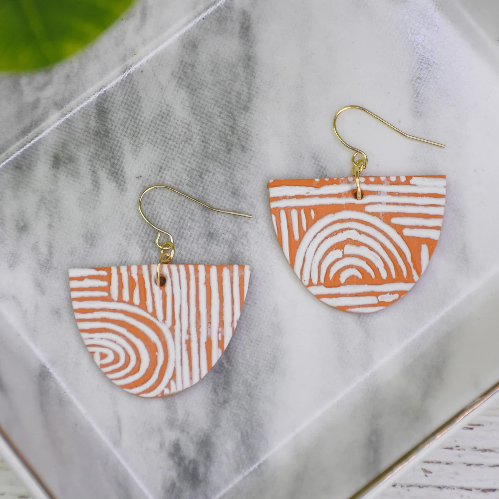 Sculpey Soufflé™ Sutton Slice Earrings